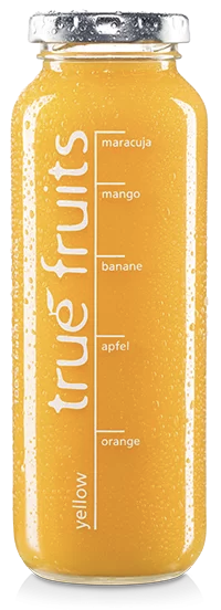 True Fruits Smoothie yellow