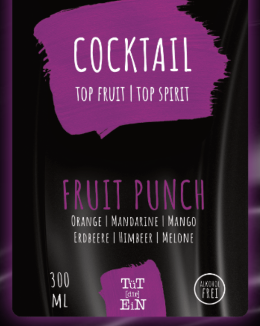 Cocktail Fruit Punch Alkoholfrei Tüt dir Ein
